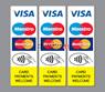 Naljepnice za beskontaktno plaćanje kreditnim karticama shop taksi visa  mastercard maestro foto kupiti | Vanjski Pribor - Fitnessfood.com.hr